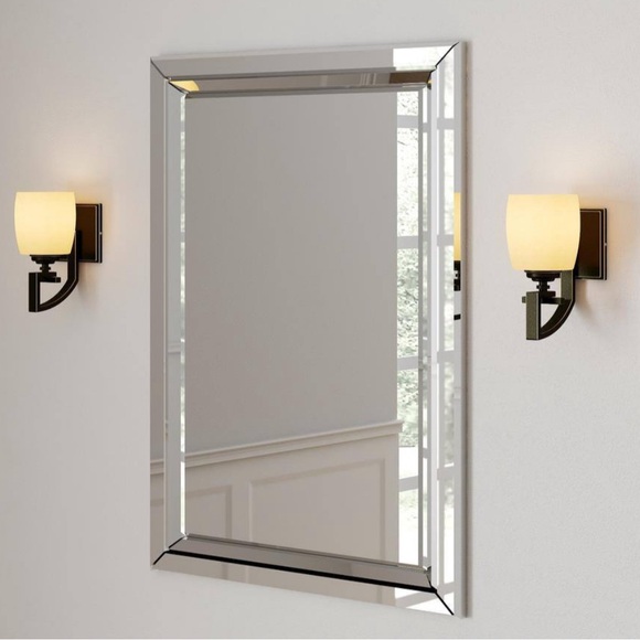 2 Hampton Bay bronze wall sconces w/ shades *1 new in box & 1 new without box - Picture 2 of 7